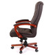 Крісло АКЛАС Артур EX MB (Шкіра LC-K Dark brown/PU Dark brown) Зображення