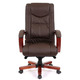 Крісло АКЛАС Артур EX MB (Шкіра LC-K Dark brown/PU Dark brown) Зображення