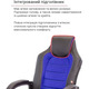 Крісло геймерське АКЛАС Астон PL TILT підліткове (Чорний PU/Синій) Зображення