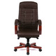 Крісло АКЛАС Атлант EX MB (Шкіра LC-K Dark brown/PU Dark brown) Зображення