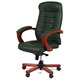 Крісло АКЛАС Атлант EX MB (Шкіра Lux LC Green/PU Green) Зображення