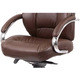 Крісло АКЛАС Бадалона CH MB (Шкіра LC-K Dark brown/PU Dark brown) Зображення