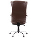 Крісло АКЛАС Бадалона CH MB (Шкіра LC-K Dark brown/PU Dark brown) Зображення