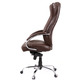 Крісло АКЛАС Бадалона CH MB (Шкіра LC-K Dark brown/PU Dark brown) Зображення