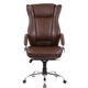 Крісло АКЛАС Бадалона CH MB (Шкіра LC-K Dark brown/PU Dark brown) Зображення