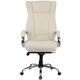 Крісло АКЛАС Бадалона CH MB (Шкіра Lux LC-W White/PU White) Зображення