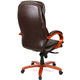Крісло АКЛАС Валенсія Soft EX MB (Шкіра LC-K Dark brown/PU Dark brown) Зображення