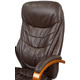 Крісло АКЛАС Валенсія Soft EX MB (Шкіра LC-K Dark brown/PU Dark brown) Зображення