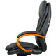 Крісло АКЛАС Валенсія Soft EX MB (Шкіра LC-A Black/PU Black) Зображення