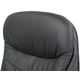 Крісло АКЛАС Валенсія Soft EX MB (Шкіра LC-A Black/PU Black) Зображення