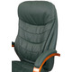 Крісло АКЛАС Валенсія Soft EX MB (Шкіра Lux LC Green/PU Green) Зображення