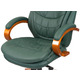Крісло АКЛАС Валенсія Soft EX MB (Шкіра Lux LC Green/PU Green) Зображення