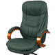Крісло АКЛАС Валенсія Soft EX MB (Шкіра Lux LC Green/PU Green) Зображення