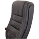 Крісло АКЛАС Гаспар ЕХ МB (Шкіра LC-A Black/PU Black) Зображення
