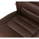 Крісло АКЛАС Гаспар ЕХ МB (Шкіра LC-K Dark brown/PU Dark brown) Зображення