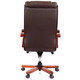 Крісло АКЛАС Гаспар ЕХ МB (Шкіра LC-K Dark brown/PU Dark brown) Зображення