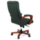 Крісло АКЛАС Гаспар ЕХ МB (Шкіра Lux LC Green/PU Green) Зображення