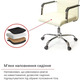 Крісло АКЛАС Кап FX СН TILT (PU White) Зображення
