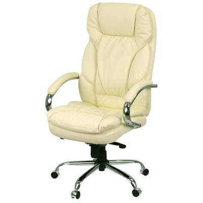 Крісло АКЛАС Тіроль CH MB (Шкіра LC-F Beige/PU Beige) Зображення