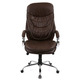 Крісло АКЛАС Валенсія Soft CH MB (Шкіра LC-K Dark brown/PU Dark brown) Зображення