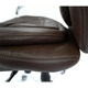 Крісло АКЛАС Валенсія Soft CH MB (Шкіра LC-K Dark brown/PU Dark brown) Зображення