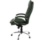 Крісло АКЛАС Валенсія Soft CH MB (Шкіра Lux LC Green/PU Green) Зображення