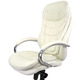 Крісло АКЛАС Валенсія Soft CH MB (Шкіра Lux LC-W White/PU White) Зображення