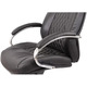 Крісло АКЛАС Луізіана MB (GB-242CC) (Шкіра LC-A Black/PU Black) Зображення