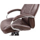 Крісло АКЛАС Луізіана MB (GB-242CC) (Шкіра LC-K Dark brown/PU Dark brown) Зображення