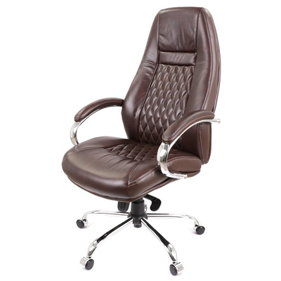 Крісло АКЛАС Луізіана MB (GB-242CC) (Шкіра LC-K Dark brown/PU Dark brown) Зображення