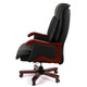 Крісло АКЛАС Галахад EX RL (Шкіра LC-A Black/PU Black) Зображення