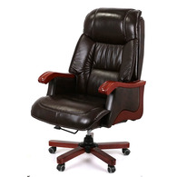 Крісло АКЛАС Галахад EX RL (Шкіра LC-K Dark brown/PU Dark brown) Зображення