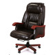 Крісло АКЛАС Галахад EX RL (Шкіра LC-K Dark brown/PU Dark brown) Зображення
