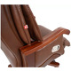 Крісло АКЛАС Галахад EX RL (Шкіра LC-I Brown/PU Brown) Зображення