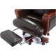 Крісло АКЛАС Трістрам EX RL (Шкіра Lux LC-K Dark brown/PU Dark brown) Зображення