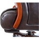 Крісло АКЛАС Трістрам EX RL (Шкіра Lux LC-K Dark brown/PU Dark brown) Зображення