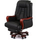 Крісло АКЛАС Трістрам EX RL (Шкіра LC-A Black/PU Black) Зображення