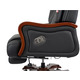 Крісло АКЛАС Трістрам EX RL (Шкіра LC-A Black/PU Black) Зображення