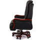 Крісло АКЛАС Трістрам EX RL (Шкіра LC-A Black/PU Black) Зображення