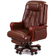 Крісло АКЛАС Трістрам EX RL (Шкіра Lux LC-I Brown/PU Brown) Зображення
