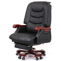 Крісло АКЛАС Ланселот EX RL (Шкіра LC-A Black/PU Black) Зображення