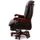 Крісло АКЛАС Ланселот EX RL (Шкіра LC-K Dark brown/PU Dark brown) Зображення