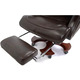 Крісло АКЛАС Ланселот EX RL (Шкіра LC-K Dark brown/PU Dark brown) Зображення