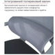 Крісло АКЛАС Доріан GR TILT (OS Gray/K-02 Grey) Зображення