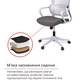 Крісло АКЛАС Доріан GR TILT (OS Gray/K-02 Grey) Зображення
