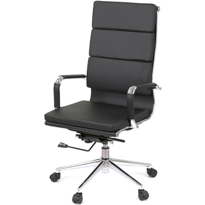 Крісло АКЛАС Кап soft PB D-TILT (OT-8002) (PU Black) Зображення