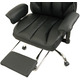 Крісло АКЛАС Бамбетель RL 10093H (PU Black) Зображення