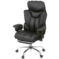 Крісло АКЛАС Бамбетель RL 10093H (PU Black) Зображення