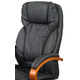 Крісло АКЛАС Тіроль EX GB-236WW (Шкіра LC-A Black/PU Black) Зображення