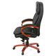 Крісло АКЛАС Тіроль EX GB-236WW (Шкіра LC-A Black/PU Black) Зображення